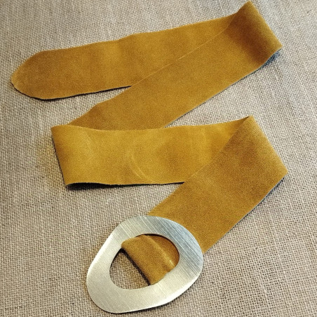 CINTURÓN AMARILLO MOSTAZA