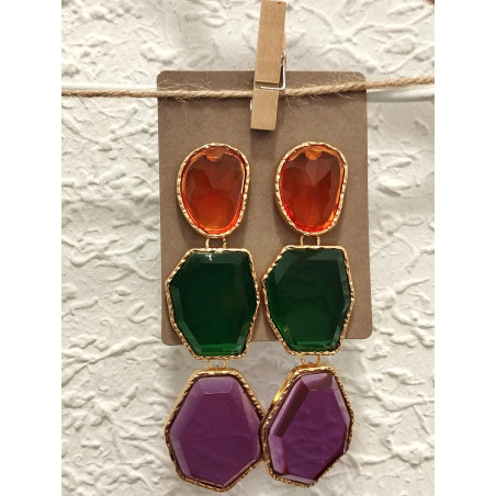 PENDIENTES DE COLORES