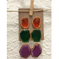 PENDIENTES MULTICOLOR