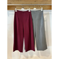 PANTALÓN CROPPED GRIS