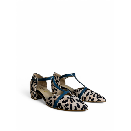 MULES CON TALONERA EN ANIMAL PRINT