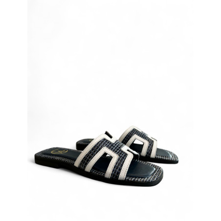 SANDALIA LOULE BLEU