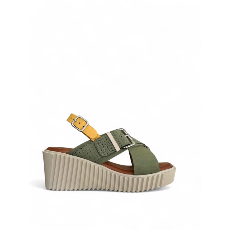 SANDALIAS OLIVA VERDE