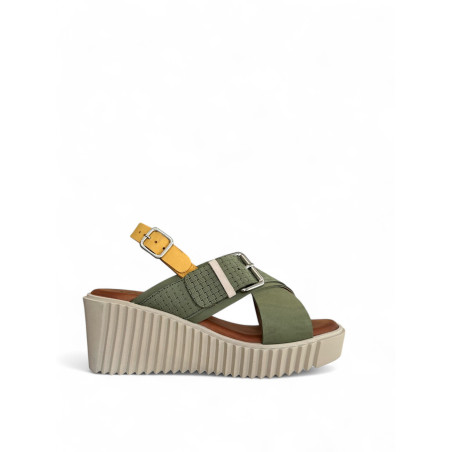 SANDALIAS OLIVA VERDE