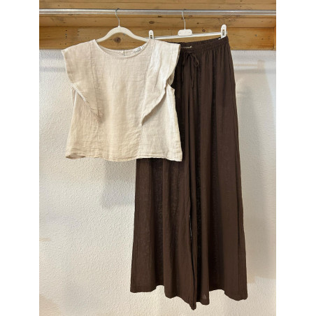 PANTALON TRIZ MARRON