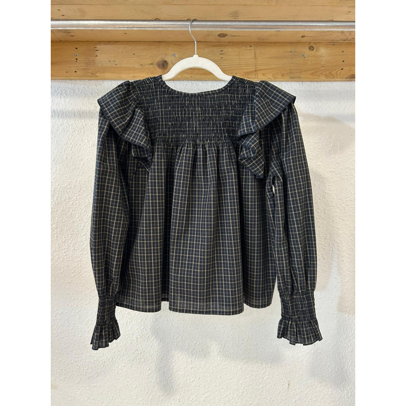 BLUSA CUADRO NAVY BLUSA CUADRO NAVY