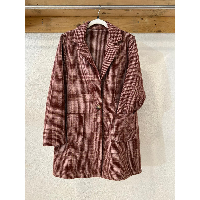 CHAQUETÓN OXFORD BURDEOS CHAQUETÓN OXFORD BURDEOS