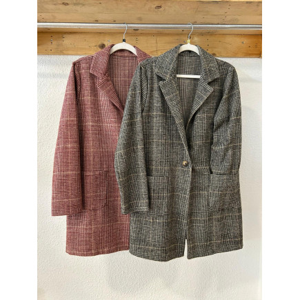 CHAQUETÓN OXFORD BURDEOS