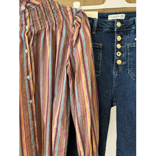 PANTALÓN VAQUERO BOTONES JOYA