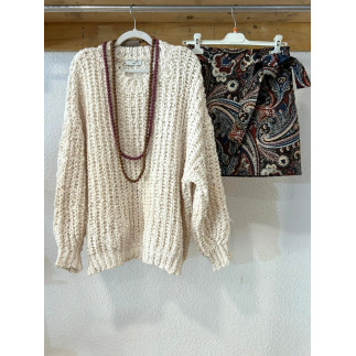 JERSEY OVER BEIGE