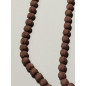 COLLAR LARGO MARRÓN TABACO