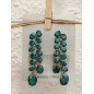PENDIENTES JULIETA VERDE ESMERALDA