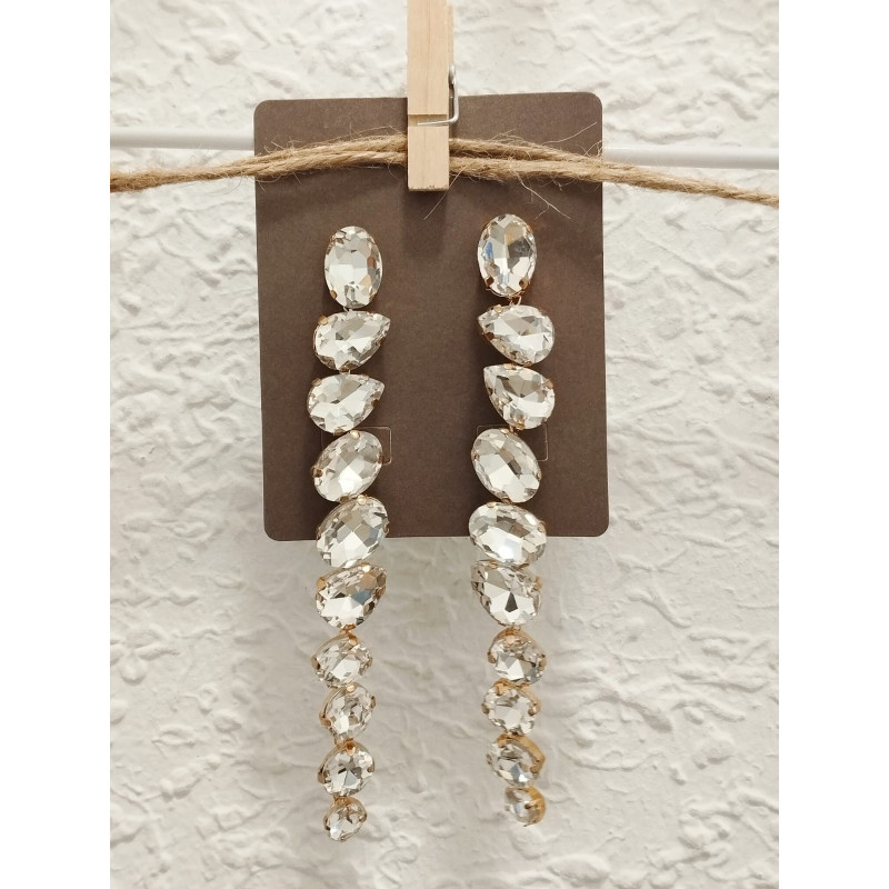 PENDIENTES MÓNACO PLATEADOS/DORADOS