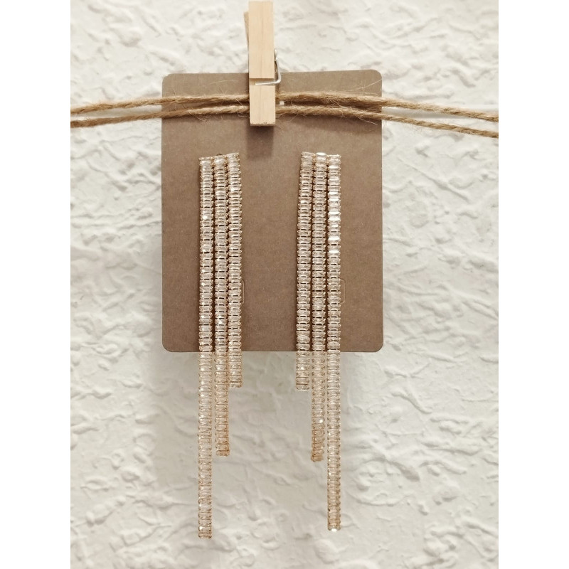 PENDIENTES CALIFORNIA  DORADOS