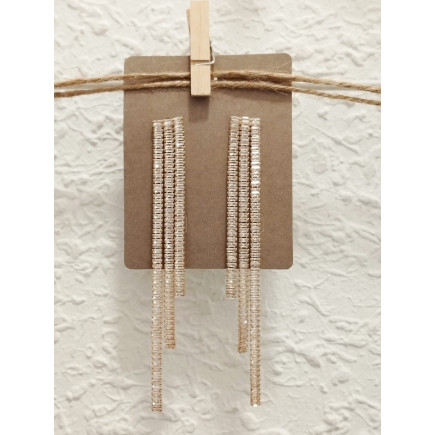 PENDIENTES CALIFORNIA DORADOS