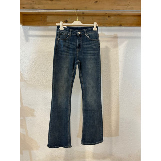 PANTALÓN TEJANO  FLARE LARGO