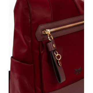 MOCHILA MARISOL BORDO