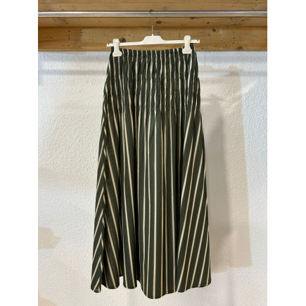 FALDA RAYAS LIBIA VERDE
