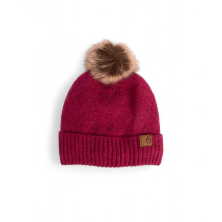 PACK GORRO, GUANTES Y BUFANDA BORDO