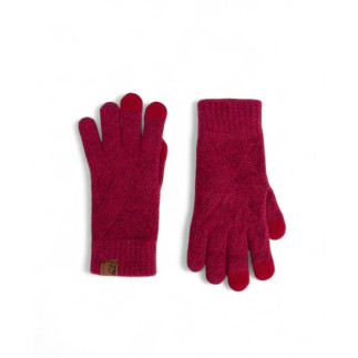 PACK GORRO, GUANTES Y BUFANDA BORDO