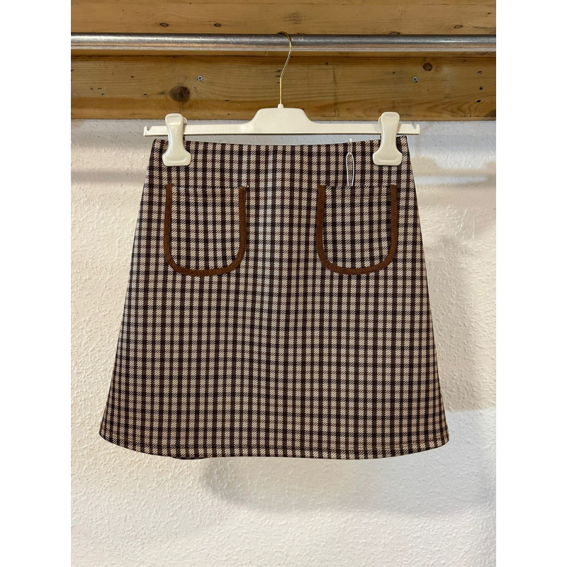 MINI FALDA DE CUADROS