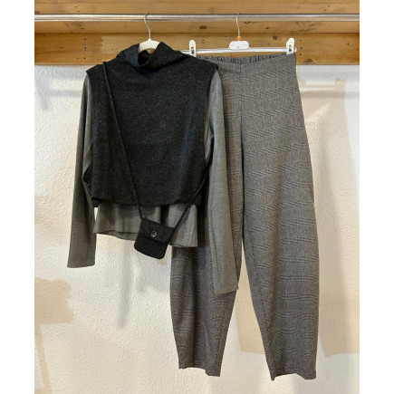 PANTALON GAUCHO CUADROS