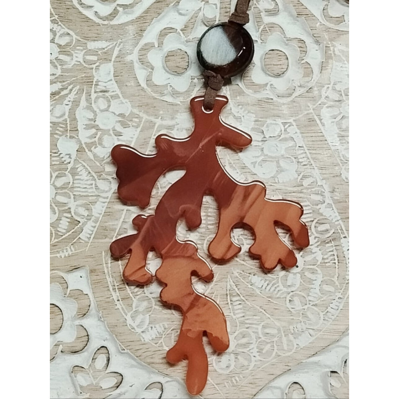 COLGANTE CORAL NARANJA