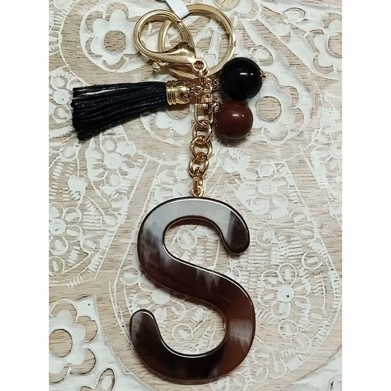 LLAVERO LETRA S