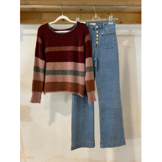 PANTALÓN VAQUERO BOTONES JOYA