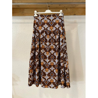 FALDA ESTELA MARRON