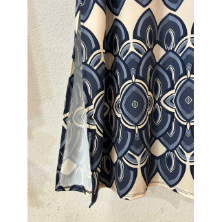 VESTIDO ESTAMPADO PUNTO DE SEDA