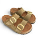 SANDALIA BIO DOS HEBILLAS PLATAFORMA KAKI SANDALIA BIO DOS HEBILLAS PLATAFORMA KAKI