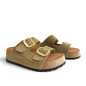 SANDALIA BIO DOS HEBILLAS PLATAFORMA KAKI SANDALIA BIO DOS HEBILLAS PLATAFORMA KAKI