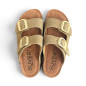 SANDALIA BIO DOS HEBILLAS PLATAFORMA KAKI SANDALIA BIO DOS HEBILLAS PLATAFORMA KAKI