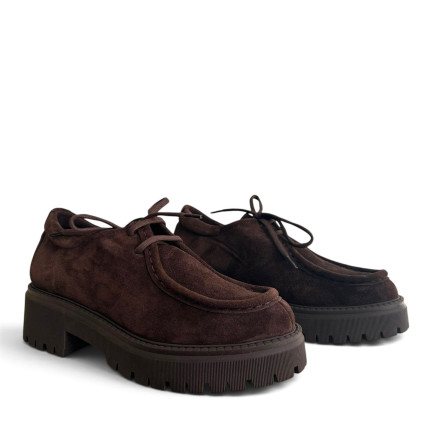 DERBIES SUELA TRACK BROWN