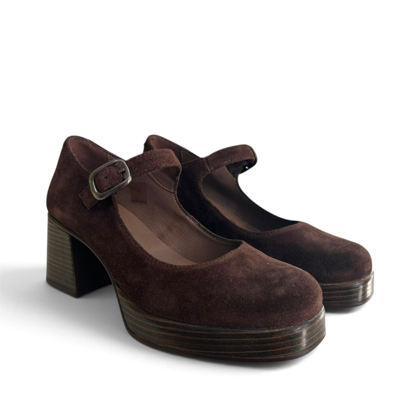 MARY JANE TACÓN BLOCK CHOCO
