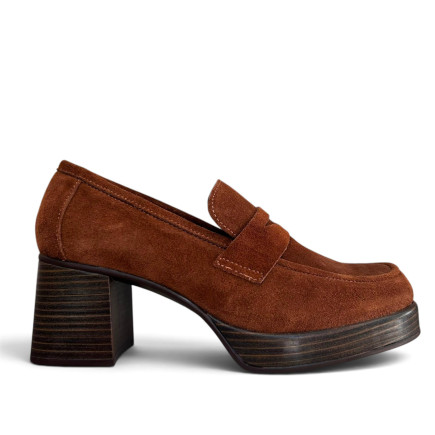MOCASÍN TACÓN BLOCK CUER