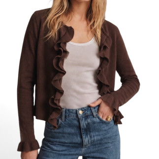 CHAQUETA DE PUNTO CON ONDA