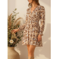 VESTIDO CORTO ESTAMPADO