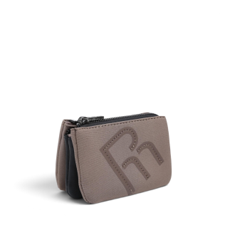 MONEDERO TRIPLE HELIA TAUPE