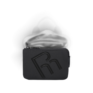 MONEDERO TRIPLE HELIA NEGRO