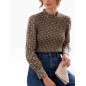 BLUSA FLORES VERDE
