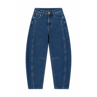 PANTALÓN VAQUERO BARREL DE TIRO ALTO | COCCO