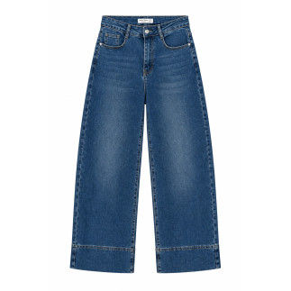 Vaquero wide leg de tiro alto elástico | COCCO