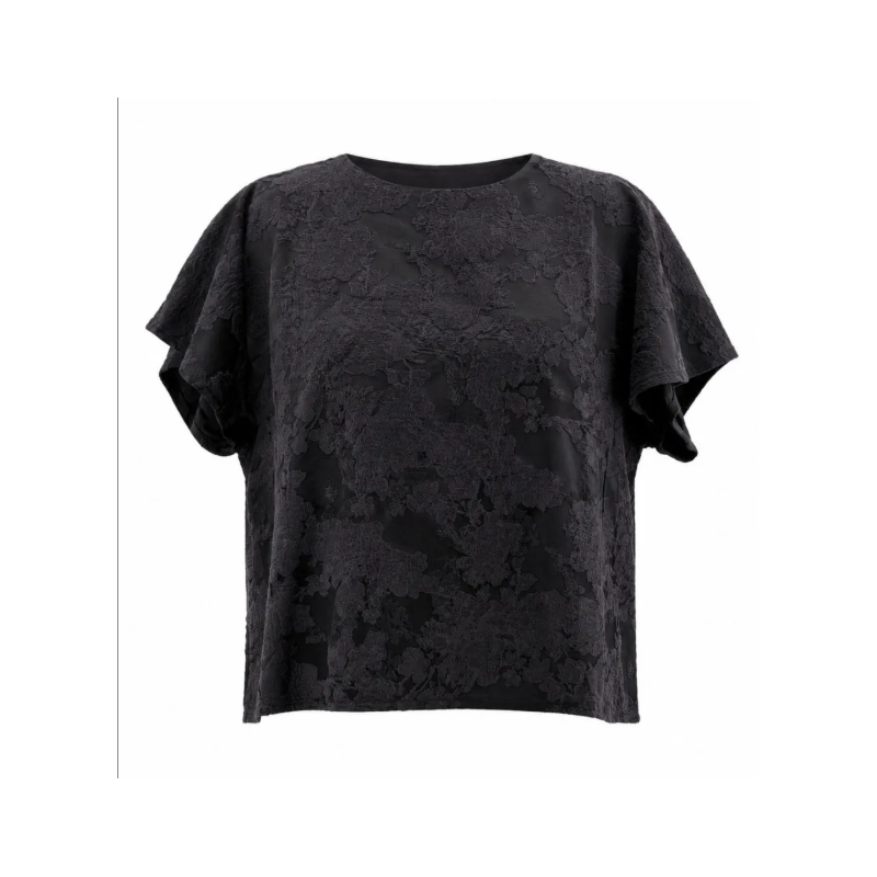 TOP BROCADO NEGRO TOP BROCADO NEGRO