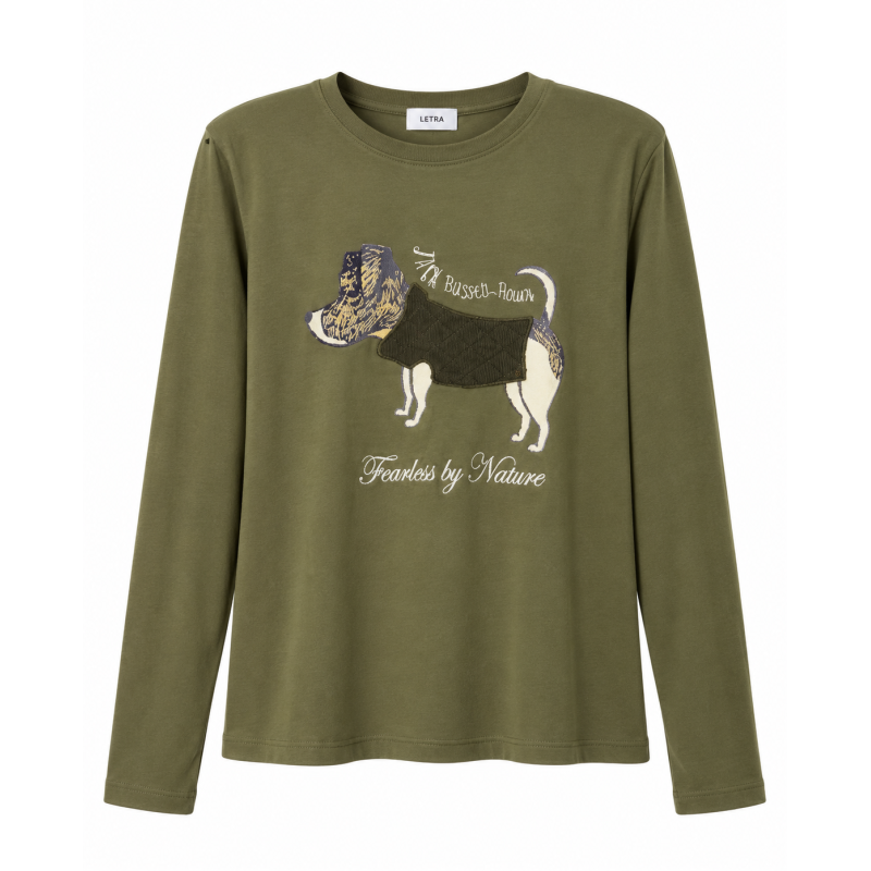CAMISETA JACKRUSSELL VERDE CAMISETA JACKRUSSELL VERDE