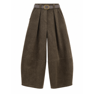 PANTALÓN BARREL MARRÓN