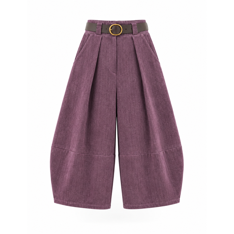PANTALÓN BARREL MAGENTA