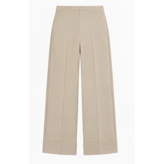 Pantalón de pierna recta beige| COCCO