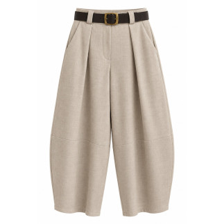 Pantalón Barrel con Cinturón | COCCO